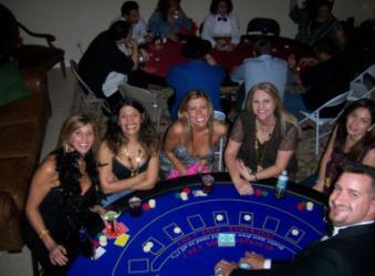 Casino house party in Weston, Florida