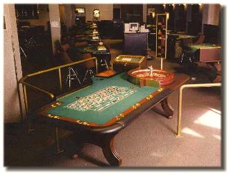 John Huxley roulette table in Las Vegas before purchase by Casino Party Nights Florida, Inc.